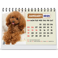 ESCAPER Dog Calendar 2025 Desk, Cute Puppy Calendar 2025, Puppies Calendar, Pet Dog Calendar, Cute Dog Calendar 2025, New Year Dog Calendar, Dog Desktop Calendar 2025, Dog Photo Calendar, Dog Lover