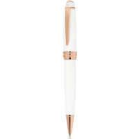 Cross Bailey White Lacquer with Rose Gold Appointments Ballpoint Pen