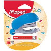 Maped Stapler Vivo 24/6 26/6 N10 + 400 Staples (Multicolour) | Stapler | Mini Stapler | Small Stapler | Staple