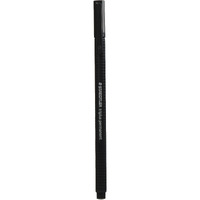 Staedtler Triplus Permanent Fineliner black Pens of 0.3 mm line width in pack of 10 nos.