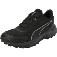 Puma Mens Quest X Black-Cast Iron-Shadow Gray Running Shoe - 10 UK (31112301)