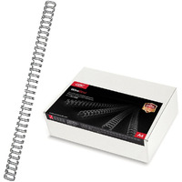 GBC Wire Binding Spines 12.0mm with 100 Sheet Capacity, Black (Box of 100)