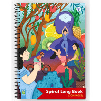TARGET PUBLICATIONS Spiral Notebooks | 300 Pages Ruled Paper | A4 Size Paper | Spiral Binding Single Line Book | Useful as Writing Book Rough Copy or College Notes | 8.27 inch x 11.69 inch | GSM 57