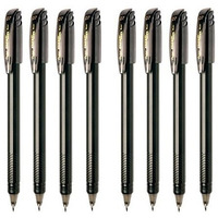 Pentel Energel Roller Ball Pen Set - Pack of 8 (Black)