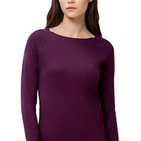 Triumph Women's Solid Regular Fit T-Shirt (10213433_Maroon XS)