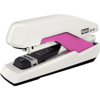 Rapid Omnipress Compact Stapler with 30 Sheet Capacity (White and Pink)