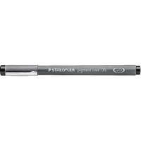 Staedtler 0.5MM Pigment Liner Technical Drawing Pen - Black Ink - Pack of 10