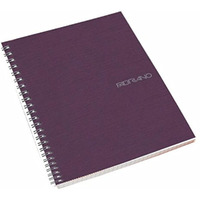 Fabriano Ecoqua A4 Spiral Bound Lined Notebook Purple