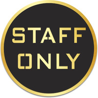 Goelite Acrylic Staff Only Sign Board For Stores, Caf, Hotel, Restaurant, Business, Shop Self-Adhesive And Waterproof Size : 6 Inch Set of 1 Sign Board (staff only)