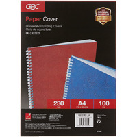 GBC Ibicover Binding Cover 63 Series 230GSM A4 Red (Pack of 100)