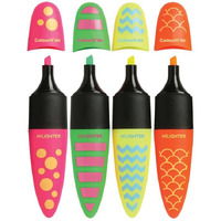 ColourHide My Designer Highlighter Assorted (Pack of 4)