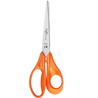 Munix SL-1183 210 mm / 8.2" Stainless Steel Scissors | Pointed Tip with Shock Proof Body | Ergonomic & Comfortable Handles | Lightweight Multipurpose Scissor | Orange, Pack of 1 - Color May Vary