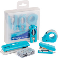 Kangaro Desk Essentials DE-Mini 10 Multipurpose Combo Pack | Stationery Combo Gift Set | Color May Vary, Pack of 1