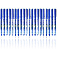 Pilot Hi-Tecpoint V7 0.7mm Fine Point Pure Liquid Ink Roller Ball Pen | Blue Ink, Pack Of 20