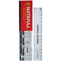 Nataraj 621 Scale 15 CM | High Accuracy | Smooth and Rounded Edges | Child-Safe | Bold Markings for Precise Results | Resists Chipping | Special MM Markings for Students & Professionals | Pack of 10