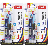 FLAIR Ink Tanker Liquid Fountain Pen - Set Of 2