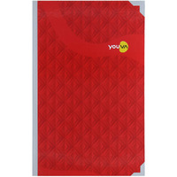 YOUVA Navneet Youva | My Notes Case Bound Office Longbook Journal For Personal And Office Use | 21 Cm X 33 Cm | Single Line | 6 Quair| 432 Pages