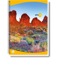 Navneet Youva YOUVA Spiral Book | Spiral Long Book For College Studnets | A4 Size 21 Cm X 29.7 Cm | Single Line | 172 Pages | Pack Of 3