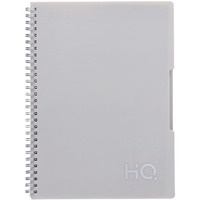 Navneet Youva | Spiral Wiro Bound Single Subject Notebook | 17.6x25 cm |Single Line |160 Pages |Grey