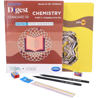Navneet Youva Happiness Combo Chemistry Study Kit 1 Part 2 (1 Digest + 1 Three Subject Book + 2 Pencils + 1 Sharpener + 1 Eraser + 1 Scale)