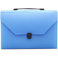 Solo EX- 904 Expanding Case-31 Pocket (Lock and Handle) - Blue