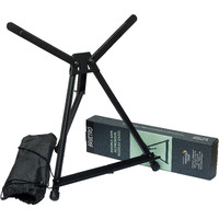 Brustro Aluminum Tabletop Double Arm Easel | Tri-Pod Design with Rubber Feet,Holds Canvas Upto 24 inches | Ideal for Drawing, Sketching, Painting, Fine Art Display, Menu Stand, Indoor & Outdoor