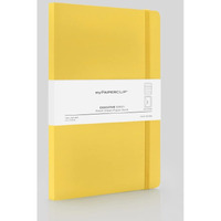 myPAPERCLIP Executive Series Notebook, Large (165 x 241 mm, 6.5 x 9.5 in.) Ruled, ESX192L-R Yellow