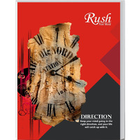 Rush 120 Pages (Pack of 4) Square Ruled (Maths) Exercise King Size School Notebooks for Students | Square Ruled Notebook | 24 x 18 CM