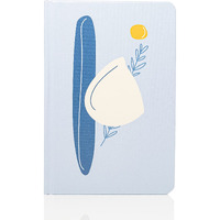 FACTOR NOTES Hardbound Notebook: 100 GSM|A5|3 Bookmarks|200 Pages|Inner Pocket|Ruled (The Blue Sunset)
