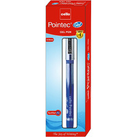 Cello Pointec Gelpen - Count of 10 (Blue)