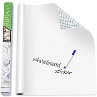 YAJNAS Whiteboard Wall Sticker for School, Office & Home | Self-Adhesive, Removable, Waterproof Whiteboard Wallpaper | Perfect for Writing, Drawing & Organizing on Smooth Surfaces -2 x 6.5 Ft