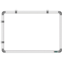 YAJNAS White Board Drywipe 2 feet x 4 feet Non Magnetic Double Sided Whiteboard and Chalkboard, Whiteboard for Kids, White Board for Home Study Room Whiteboard for Office & School