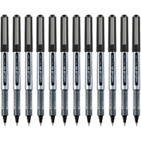 uni-ball Eye UB150 0.5mm Roller Ball Pen | Black Ink, Pack of 12