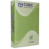 Cubic Multipurpose White Copier Paper 70 GSM - A4 | 500 Papers per Ream | 9 Reams