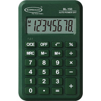 Bambalio 8 Digits BL-150 Pocket Size Electronic Calculator 3 Years Warranty. (Pink)