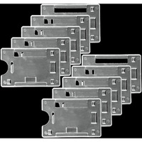 AccuPrints (Pack of 50) Single Side Transparent ID Card Holder - for School Office Purpose
