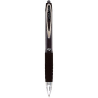 UNI-BALL Signo UMN207 0.7mm Retractable Gel Pen | Scratch Free Tip | Water & Fade Resistant Ink | Smooth Long Lasting Smudge Free Ink | School and Office stationery | Black Ink, Pack of 1