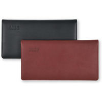 Mahavir Horizontal Slim Line Pocket Diary 2025 | Small Size (3inch x 6inch) | Week-at-a-Glance New Year Diary | 164 pages | PU Leather Cover & Gold Gilt Edges | Pack of 2 - (Black + Maroon)