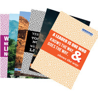 KAANUKA Long Size Notebook - 172 Pages, Ruled, Single Line, Long Size - 27.2cm X 16.7cm, Pack Of 6 Notebooks, Long Size Single Line Notebooks for School and College Students
