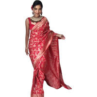 Shiv Textiles Ready to Wear Sarees for Women  Elegant Saree Gown | Premium Ready to Wear Saree for Women | Formal & Stylish Attire for Special Occasions.(ST-R-KP-5023-RED)
