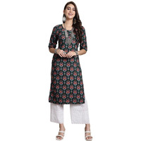 7Threads Kurti||Kurti for Women||Kurta for Women||Stylish Crepe Printed Kurti||Straight Printed Kurti||Festival Special Kurti||Casual Kurta_KK_530455_M