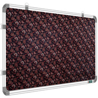YAJNAS 16x23 inch Premium Material Rosy Red Designed Notice Board/Soft Board/Bulletin Board/Pin-up Display Board for Study Room, Office, School & Home Use