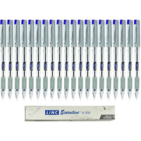 LINC 0.55mm Executive SL-500 Gel Pen | Blue Ink | Pack of 20