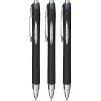 UNI-BALL Jetstream SXN210 1.0mm Roller Ball Pen | Black Ink, Pack of 3