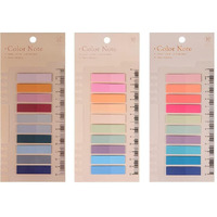 SHUTTLE ART Sticky Tabs Sticky Index Tabs for Annotating Books Page Markers Transparent Sticky Notes Colorful Morandi Sticky Book Tabs (3 Packs | 600 Pcs Notes)