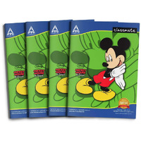 Classmate Notebook - Unruled, 72 Pages, 240 mm x 180 mm - Pack Of 4