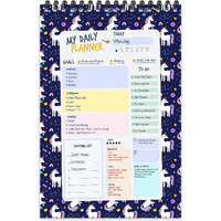 ESCAPER Unicorn Horse Theme Daily Planner : Stay Organized and Inspired with A5-Sized (80 Days Plan) Planner - Perfect for Kids, Students & Creatives