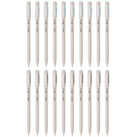 Hauser XO Gel Pen Combo Pack | Matt Finish Body With Ultra Durable Tip | 10 Pcs Blue Ink & 10 Pcs Black Ink