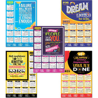 ESCAPER Motivational New Year Wall Calendar 2025 (45x30 cm) (Jumbo 5 Calendars Pack (WC 01 To 05))