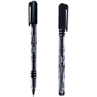 WIN Duke Ball Pen | 20 Black Ink Pens | Pastel Body | Students, Exams | Comfortable Grip | Extra Smooth Writing | Ideal for School Office Stationary & Business Use